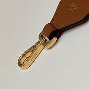 Fendi Embroidered Canvas Leather Strap 120cm 18856	 - 2