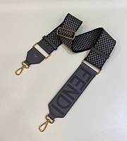 Fendi Embroidered Canvas Leather Strap 120cm 18857	 - 2