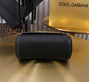 Dolce & Gabbana Black Leather Micro Miss Sicily - 14cm - 5