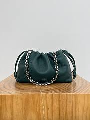 Loewe Medium Flamenco Purse In Deerskin Green - 30x20x10.5cm - 1