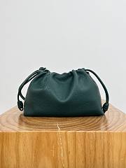Loewe Medium Flamenco Purse In Deerskin Green - 30x20x10.5cm - 5