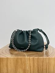 Loewe Medium Flamenco Purse In Deerskin Green - 30x20x10.5cm - 4