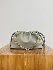 Loewe Medium Flamenco Purse In Mellow Nappa Lambskin Gray - 30x20x10.5cm - 1