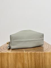 Loewe Medium Flamenco Purse In Mellow Nappa Lambskin Gray - 30x20x10.5cm - 5