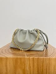 Loewe Medium Flamenco Purse In Mellow Nappa Lambskin Gray - 30x20x10.5cm - 2