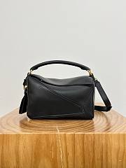 Loewe Small Featherlight Puzzle Bag In Nappa Lambskin Black - 24x16.5x10.5cm - 1