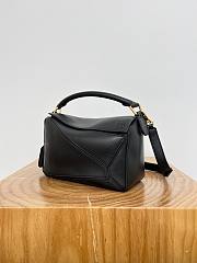 Loewe Small Featherlight Puzzle Bag In Nappa Lambskin Black - 24x16.5x10.5cm - 3