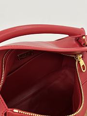 Loewe Small Featherlight Puzzle Bag In Nappa Lambskin Red - 24x16.5x10.5cm - 6