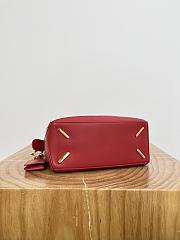 Loewe Small Featherlight Puzzle Bag In Nappa Lambskin Red - 24x16.5x10.5cm - 2
