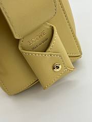 Loewe Small Featherlight Puzzle Bag In Nappa Lambskin Yellow - 24x16.5x10.5cm - 6