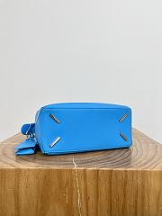 Loewe Small Featherlight Puzzle Bag In Nappa Lambskin Blue - 24x16.5x10.5cm - 4