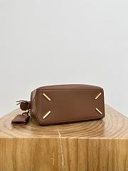 Loewe Small Featherlight Puzzle Bag In Nappa Lambskin Brown - 24x16.5x10.5cm - 6