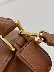 Loewe Small Featherlight Puzzle Bag In Nappa Lambskin Brown - 24x16.5x10.5cm - 5