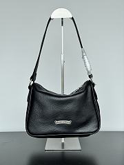 Chrome Hearts Leather Chicken Nugget Dagger Bag Black - 25x9x19cm - 3