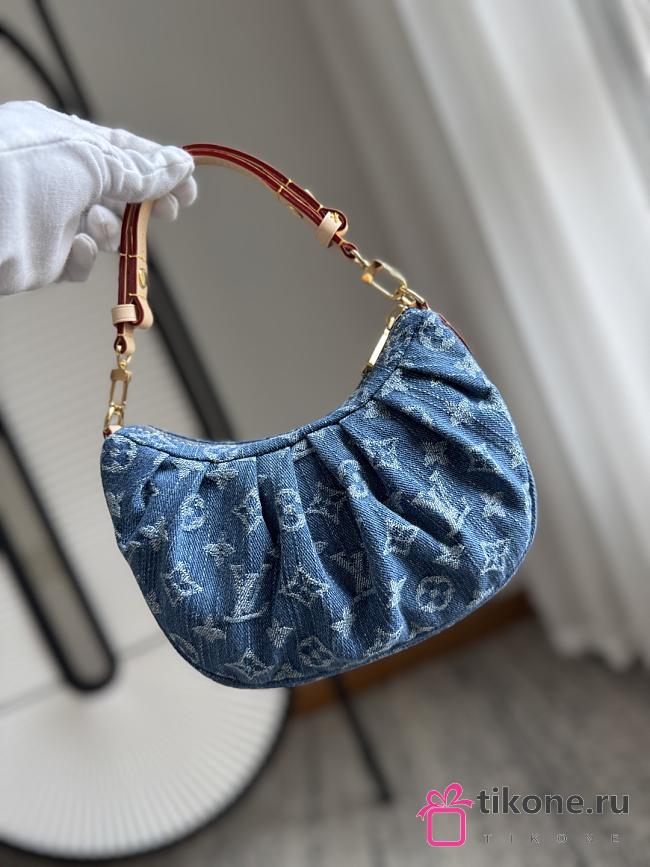 LV Pochette Valley Monogram Denim Blue M13571 - 21x15x7cm - 1