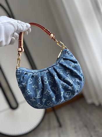 LV Pochette Valley Monogram Denim Blue M13571 - 21x15x7cm
