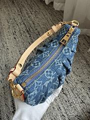 LV Pochette Valley Monogram Denim Blue M13571 - 21x15x7cm - 5