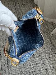 LV Pochette Valley Monogram Denim Blue M13571 - 21x15x7cm - 6