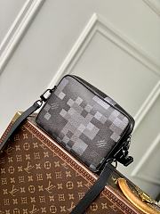 LV Nil Messenger Damoflage Black Canvas M14988 - 25x17.5x11cm - 5