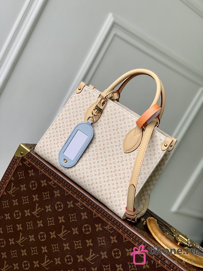 LV Romance OnTheGo PM Azure Blue/Sand M15138 - 25x19x11.5cm - 1