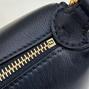 Fendigraphy Mini Black Leather Mini Bag - 20x7.5x13cm - 2