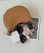Fendigraphy Mini Brown Leather Mini Bag - 20x7.5x13cm - 6