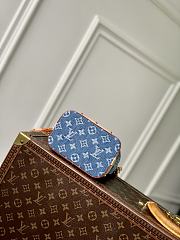 LV Nano Noé Monogram Denim Blue M83043 - 20.5x17.5x8.8cm - 6