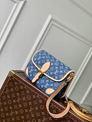 LV Diane Monogram Denim Blue M13070 - 24x15x9cm - 6