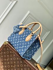 LV OnTheGo PM Monogram Denim Blue M14633 - 25x19x11.5cm - 6