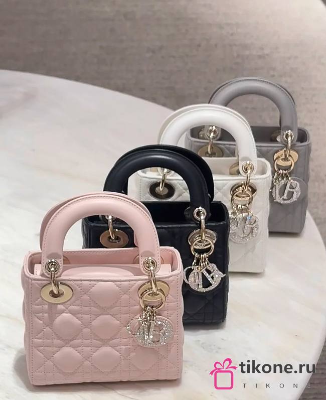 Mini Lady Dior Bag Cannage Lambskin - 1