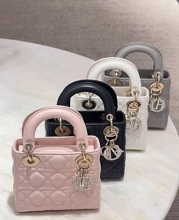 Mini Lady Dior Bag Cannage Lambskin