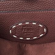 Fendi Peekaboo ISeeU Small Multicolour Sage Selleria Bag Brown - 27x21x11cm - 3