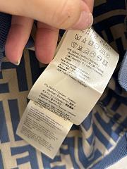 Fendi Sweater Blue FF Cotton Jumper  - 6