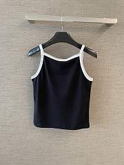 Celine Tank Top In Cotton Jersey Black - 3