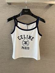 Celine Tank Top In Cotton Jersey White - 1