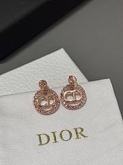 Dior Petit CD Earrings Rose Gold - 2