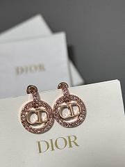 Dior Petit CD Earrings Rose Gold - 3
