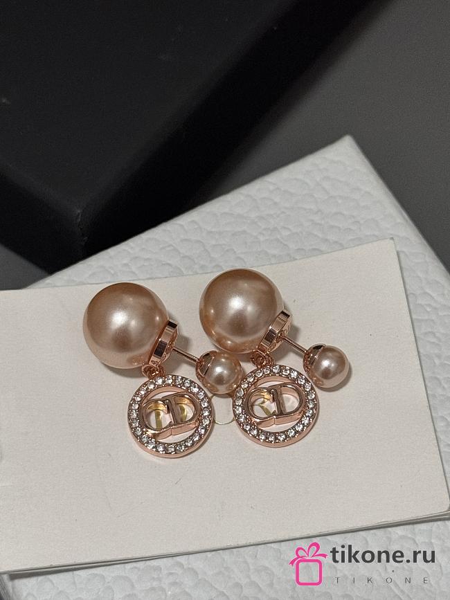 Dior Earrings Rose Gold - 1