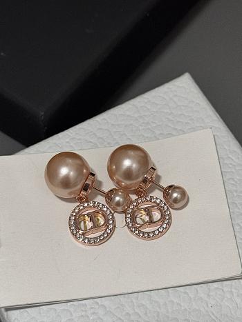 Dior Earrings Rose Gold