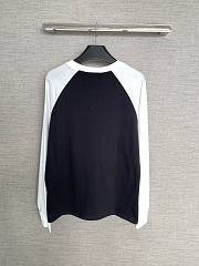 Celine Loose T-Shirt In Cotton Jersey Black - 4