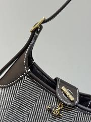 Loro Piana Small Bobbin Bag Pecora Nera Natural Chocolate - 19x6x16cm - 2