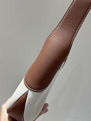 Loro Piana Small Bobbin Bag Cotton Linen Natural Caramel - 19x6x16cm - 4