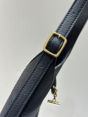 Loro Piana Small Bobbin Bag Calfskin Navy Blue Black - 19x6x16cm - 3