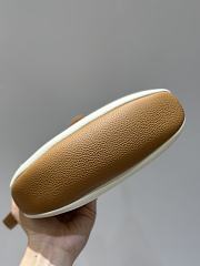 Loro Piana Small Bobbin Bag Calfskin Whisper White Wheat Bran - 19x6x16cm - 6
