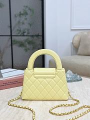 Chanel 23 Light Yellow Kelly Bag - 13x19x7cm - 4
