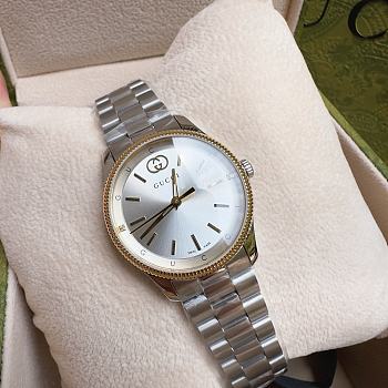Gucci G-Timeless Watch 29mm Gold Silver ‎785303