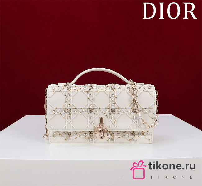 My Dior Mini Bag Pearl Embroidery - 21x11.5x4.5cm - 1