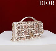 My Dior Mini Bag Gold Tone Sequins - 21x11.5x4.5cm - 6