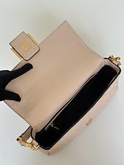 Fendi Baguette Light Beige Nappa Leather Bag - 27x15x6cm - 2