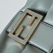 Fendi Mamma Baguette Small Matcha Green Nappa Leather Mini Bag - 16x13x10cm - 6